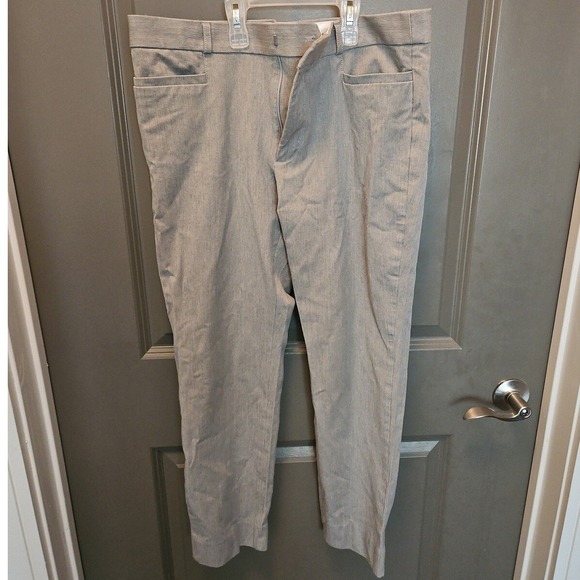 Banana Republic Sloan Gray Pants Career Casual Trousers Business Office Size 12‎ - Picture 1 of 6